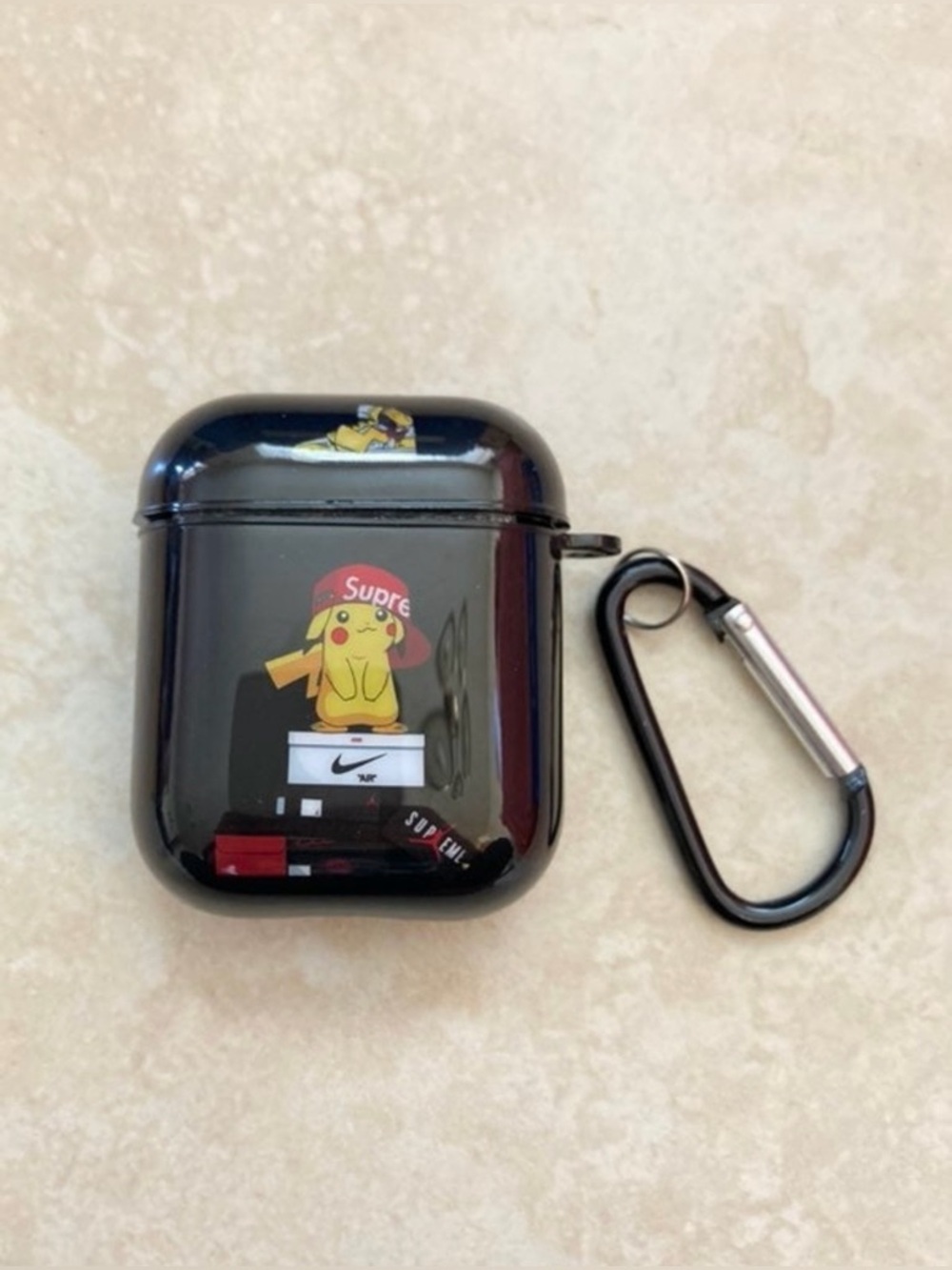 *BRAND NEW* Pikachu Black Apple AirPods Wireless Earbuds Case Protector Cover